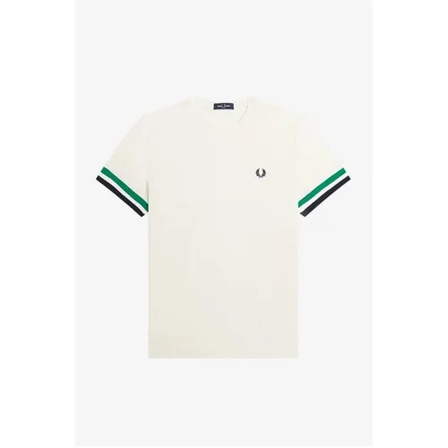 Fred Perry Fred Bold Tipped Tee Sn33 - White