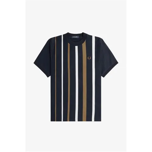 Fred Perry Fred Grad Stripe Tee Sn42 - Blue