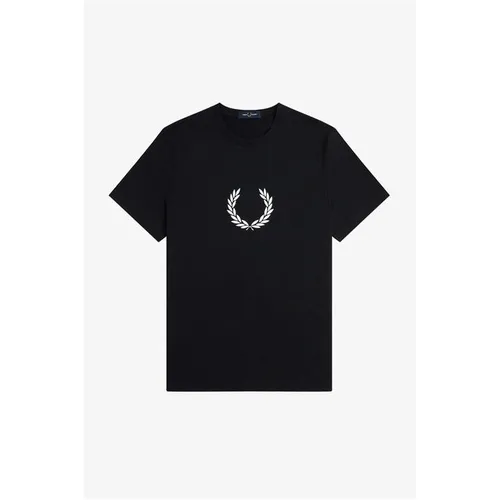 Fred Perry Fred Laurel Tee - Black