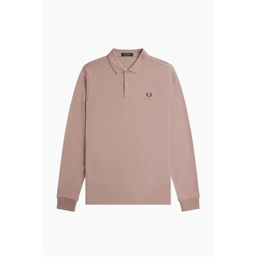 Fred Perry Fred Ls Plain Shirt Sn00 - Pink