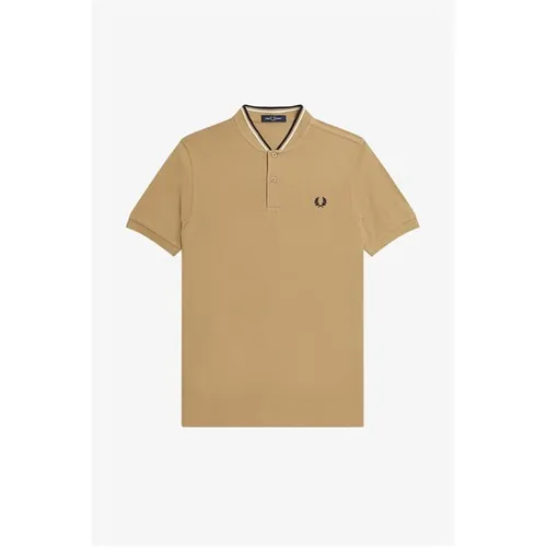 Fred Perry Fred Perry Bomb Collar Shirt Mens - Beige