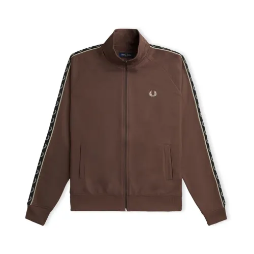 Fred Perry , Fred Perry Contrast Tape Training J5557 ,Brown male, Sizes: