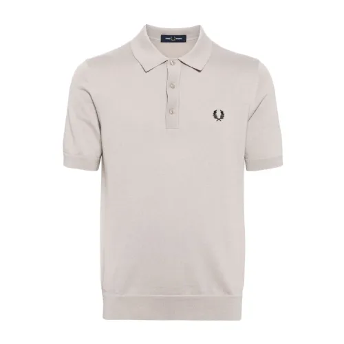 Fred Perry , Fred Perry Shirts Grey ,Gray male, Sizes: