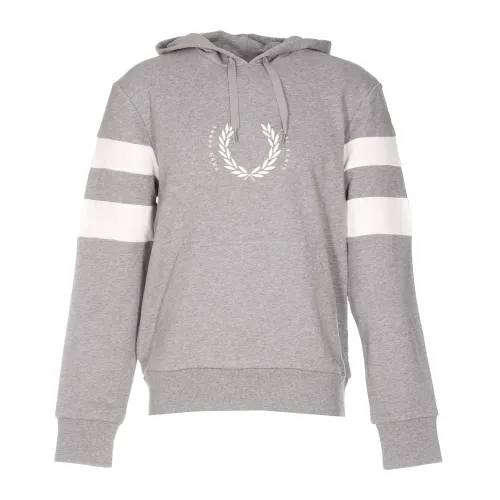 Fred Perry , Fred Perry Sweaters ,Gray male, Sizes: