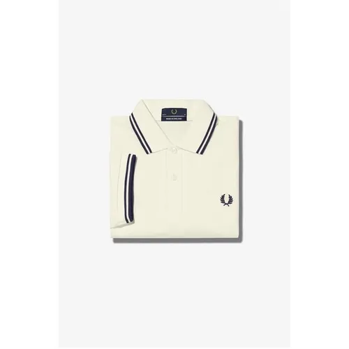 Fred Perry Fred Twin Tipped Shirt - Cream