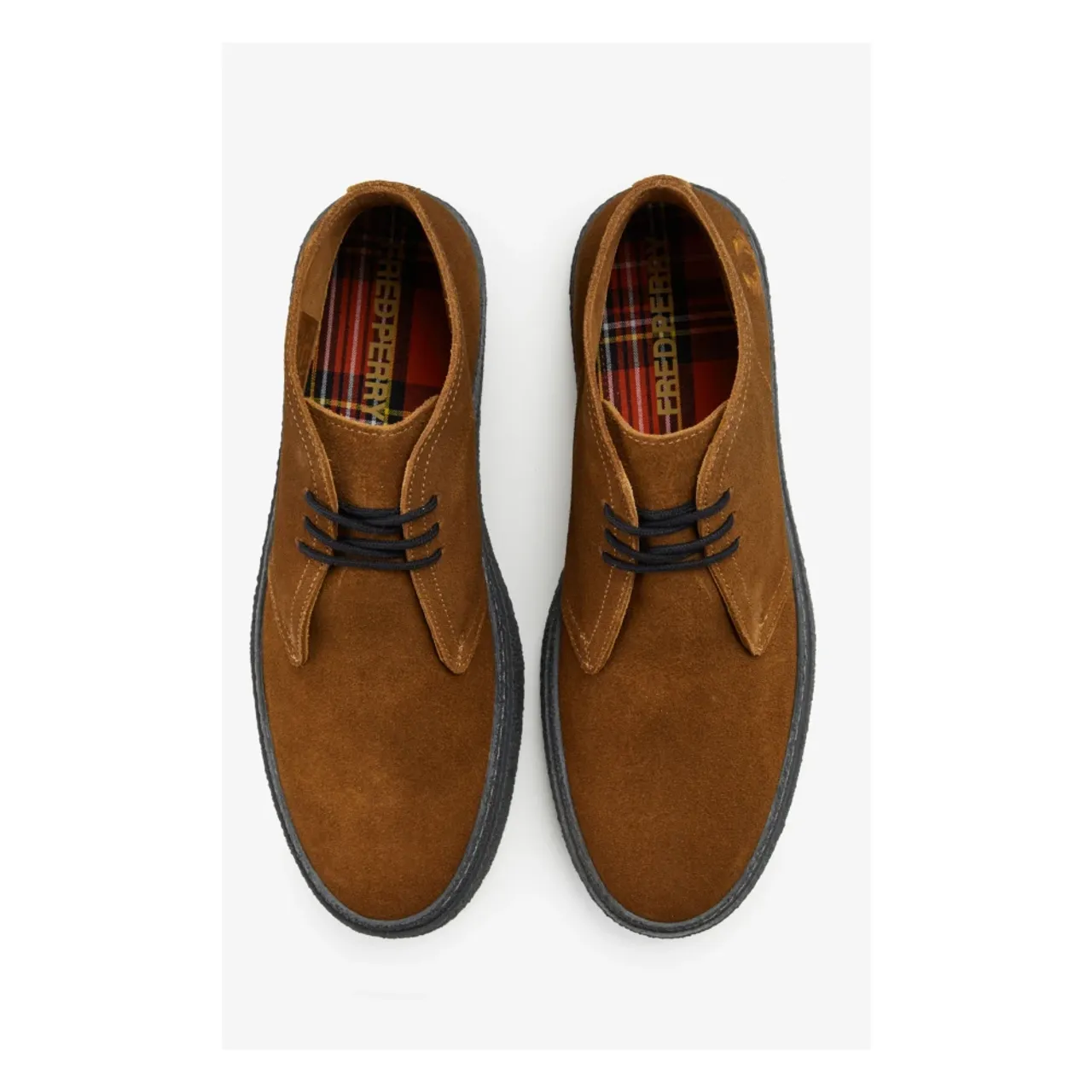 Fred Perry , Ginger Suede Hawley Desert Boot ,Brown male, Sizes: