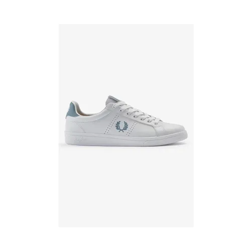 Fred Perry , Leather B721 Sneakers ,Blue unisex, Sizes: