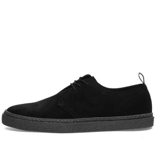 Fred Perry , Linden Suede Hybrid Sneakers ,Black male, Sizes:
