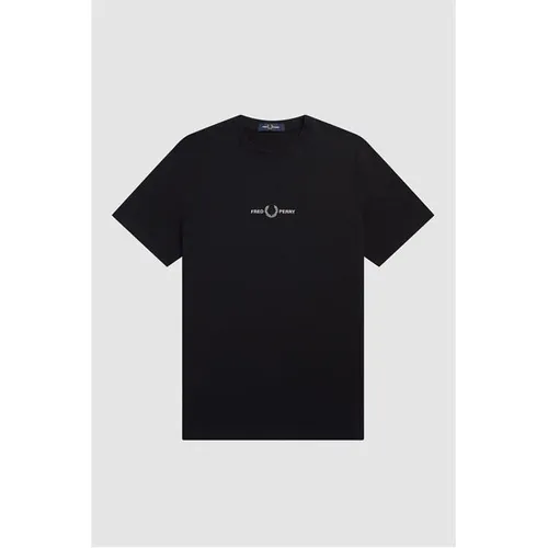 Fred Perry Logo T Shirt - Black