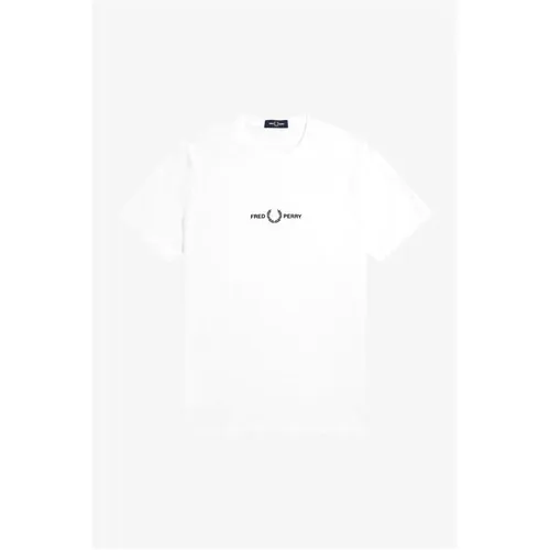 Fred Perry Logo T Shirt - White