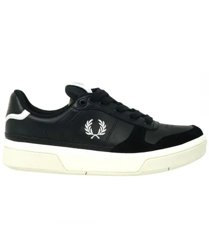 Fred Perry Mens B1261 102 Black Trainers