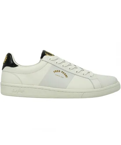 Fred Perry Mens B1271 303 White Leather Trainers