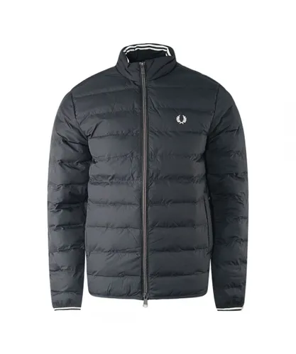 Fred Perry Mens Black Insulated Jacket