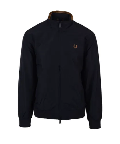 Fred Perry Mens Brentham Jacket Navy Polyamide