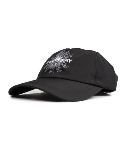 Fred Perry Mens Graphic Print Cap - Black - One