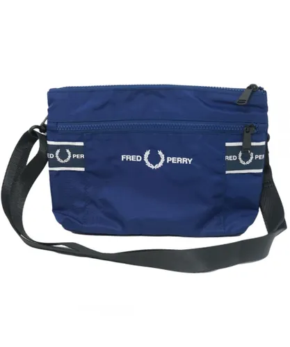 Fred Perry Mens Graphic Tape French Navy Satchel - Blue - One Size