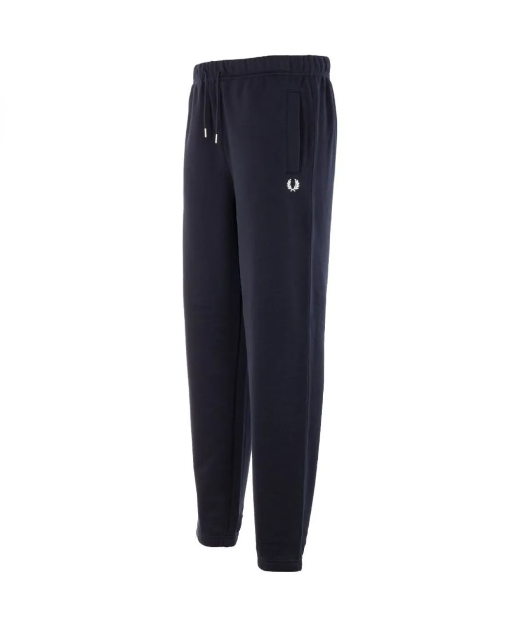 Fred Perry Mens Loopback Joggers in Navy