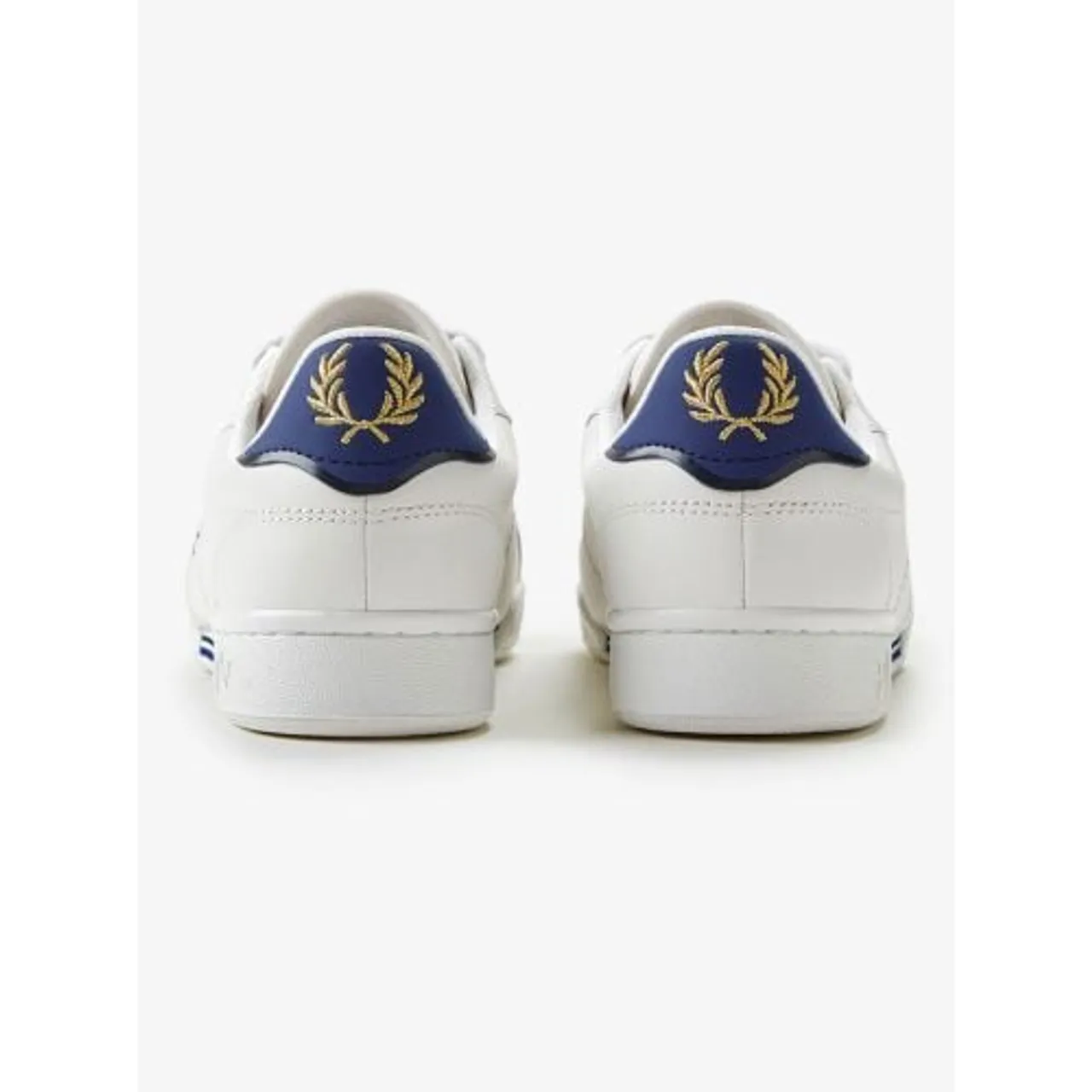 Fred Perry Mens Porcelain Shaded Cobalt B722 Leather Trainer