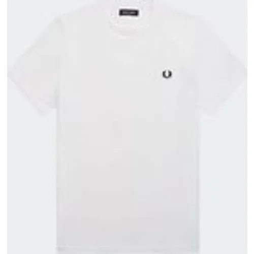 Fred Perry Men's Ringer T-Shirt in White