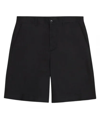 Fred Perry Mens S1507 102 Black Shorts Cotton