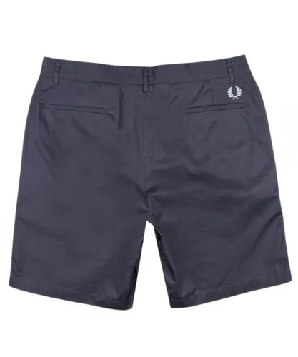 Fred Perry Mens S1507 738 Navy Blue Shorts Cotton
