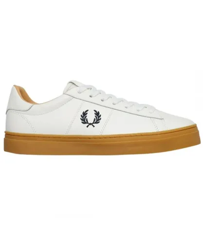Fred Perry Mens Spencer Vulc Leather B8350 303 White Trainers
