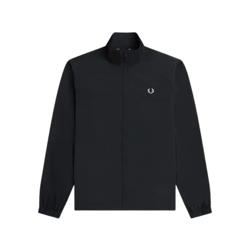 Fred Perry , Nightlife Track Jacket ,Black male, Sizes: