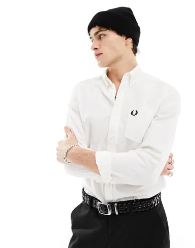 Fred Perry oxford shirt in white