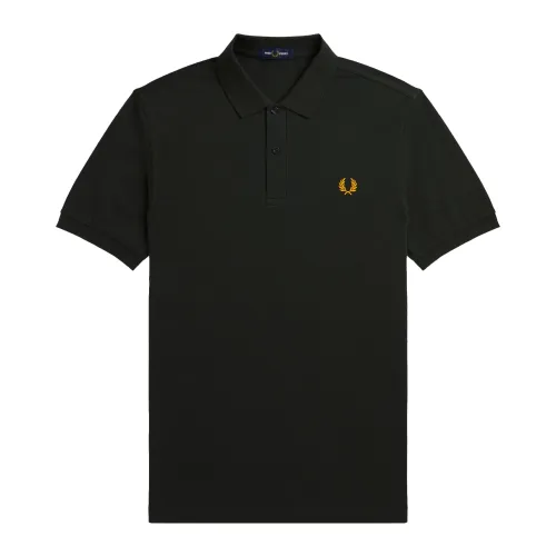 Fred Perry , Piqué Cotton Polo Shirt ,Green male, Sizes:
