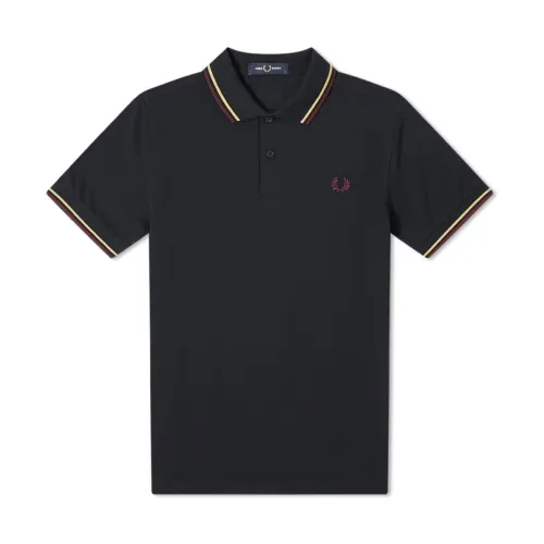 Fred Perry , Piqué Polo Shirt ,Blue male, Sizes: