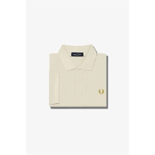 Fred Perry Plain Polo Shirt - Beige