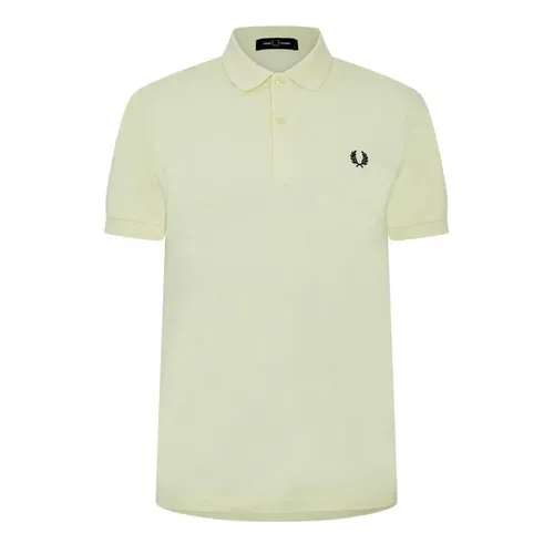 Fred Perry Plain Polo Shirt - Yellow