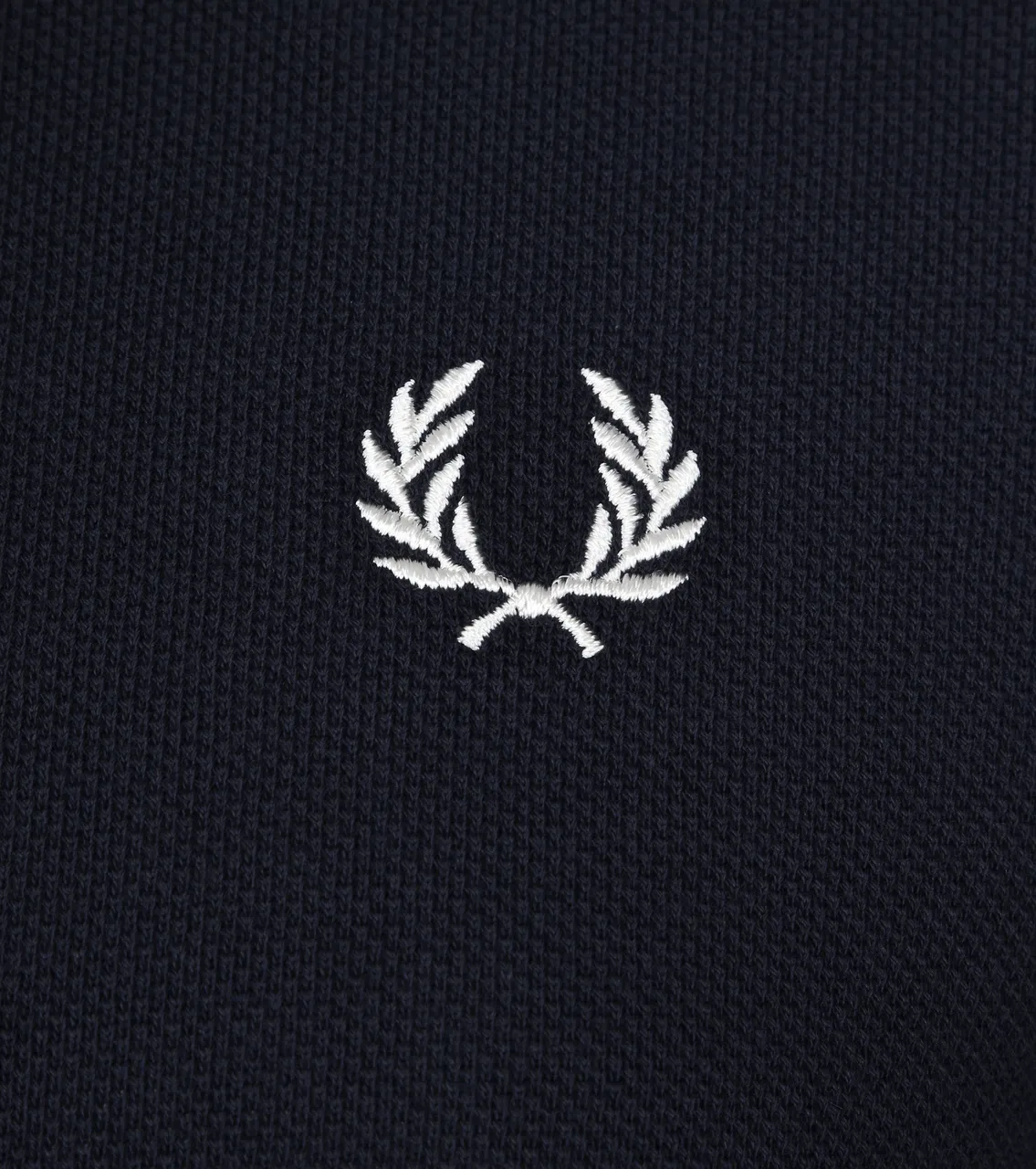 Fred Perry Polo Shirt Navy White Dark Blue Blue