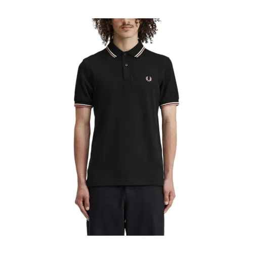 Fred Perry , Polo Shirts ,Black male, Sizes: