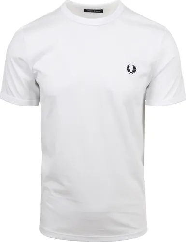 Fred Perry Ringer Shirt White