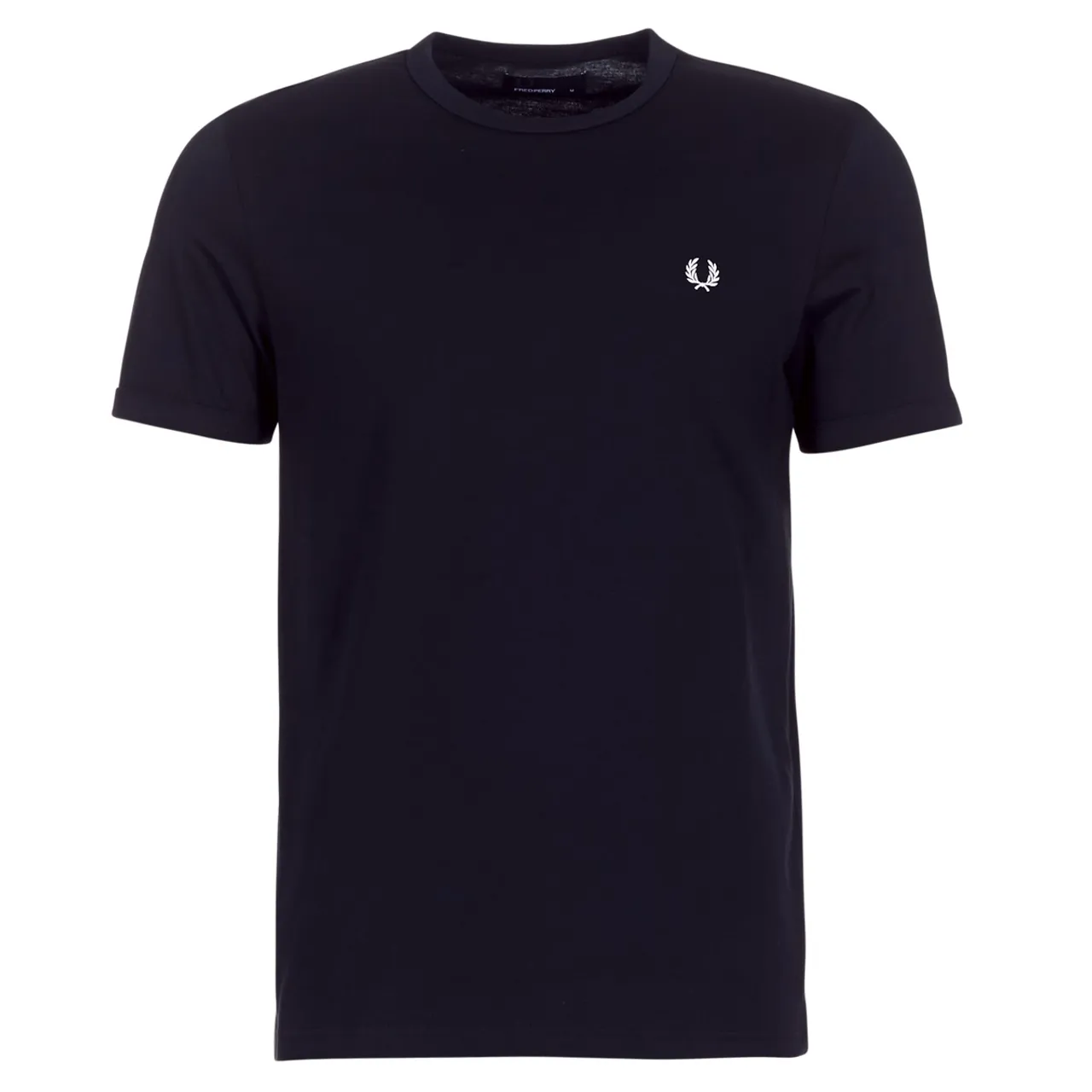 Fred Perry  RINGER T-SHIRT  men's Polo shirt in Marine