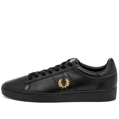 Fred Perry , Spencer Leather Tennis Shoes ,Black male, Sizes: