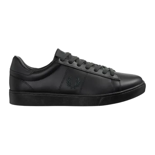 Fred Perry , Spencer Sneakers ,Black male, Sizes: