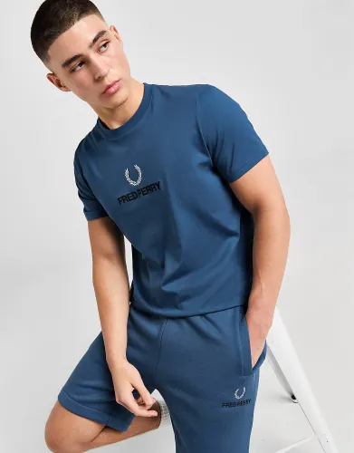 Fred Perry Stack Shorts - Blue - Mens