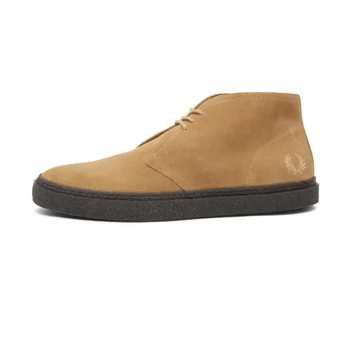 Fred Perry , Suede Desert Boot B4361 Stone ,Brown male, Sizes: