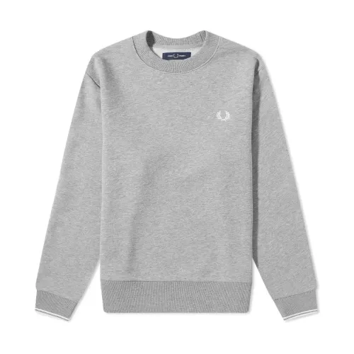 Fred Perry , Sweatshirts ,Gray male, Sizes: