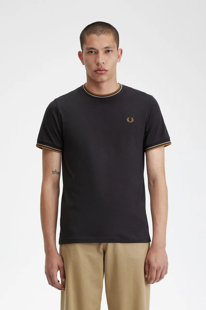 Fred Perry T-shirt Anthracite Dark Grey Grey