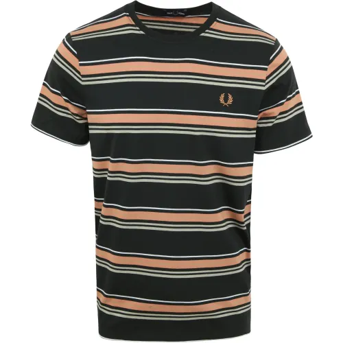 Fred Perry , T-Shirts ,Orange male, Sizes: