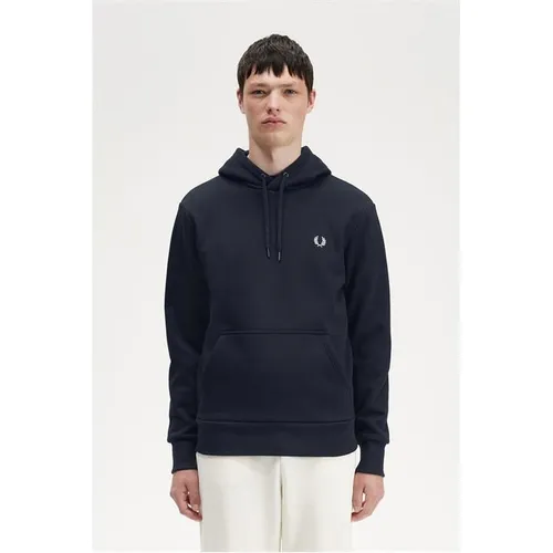 Fred Perry Tape OTH Hoodie - Blue