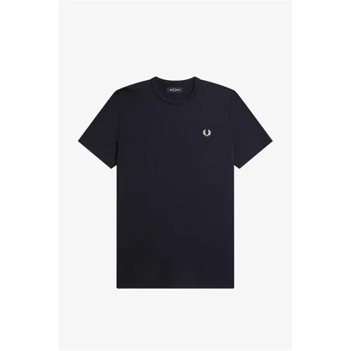 Fred Perry Tape T Shirt - Blue