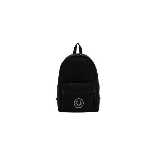 Fred Perry , Textured Piquet Backpack ,Black unisex, Sizes: ONE SIZE