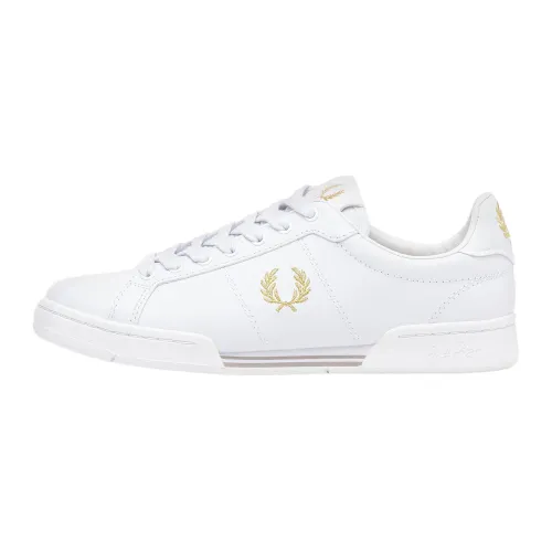 Fred Perry , Thick Silhouette Leather Sneakers ,White male, Sizes: