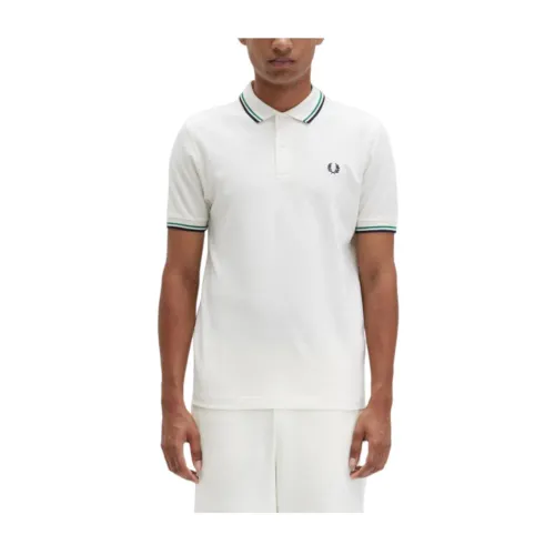 Fred Perry , Timeless Classic Polo Shirt ,Beige male, Sizes: