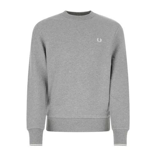 Fred Perry , Training Shirt ,Gray male, Sizes: