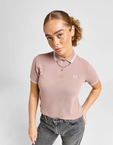 Fred Perry Twin Tipped Polo Shirt - Pink - Womens
